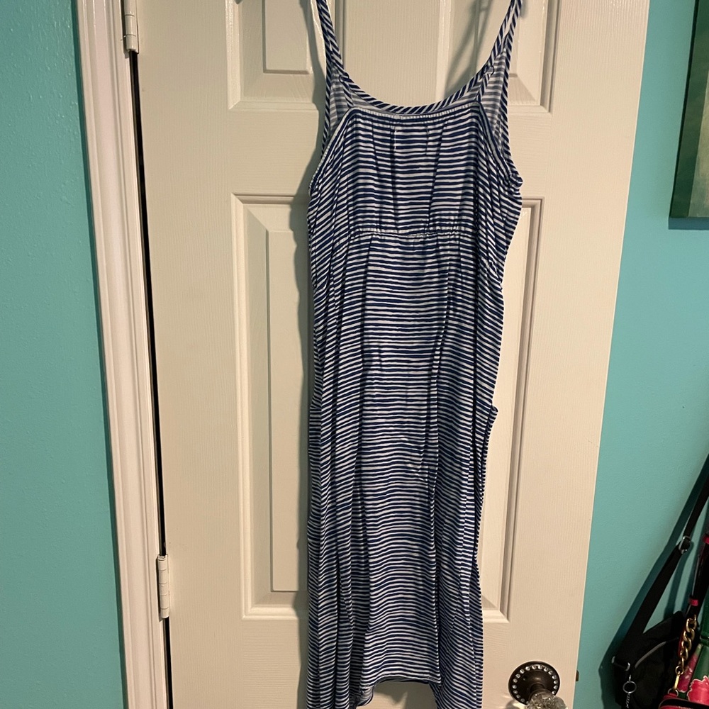 Cute casual blue dress